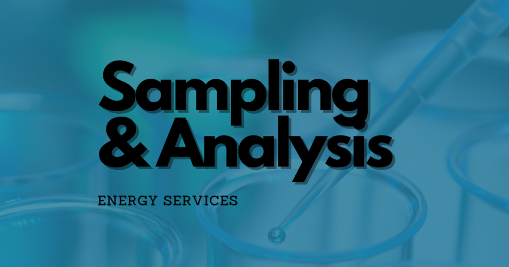 sampling and analysis